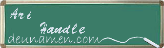 Ari Handle Visitenkarte